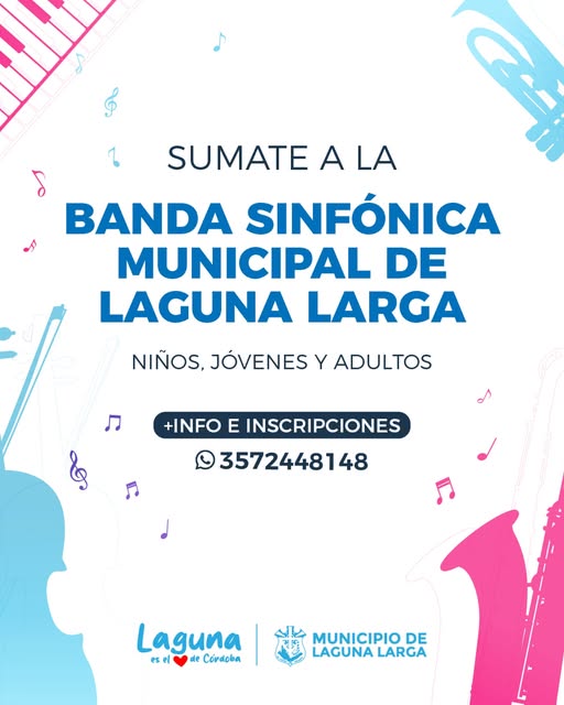 ¡Súmate a la Banda Sinfónica Municipal de Laguna&nbsp;Larga!