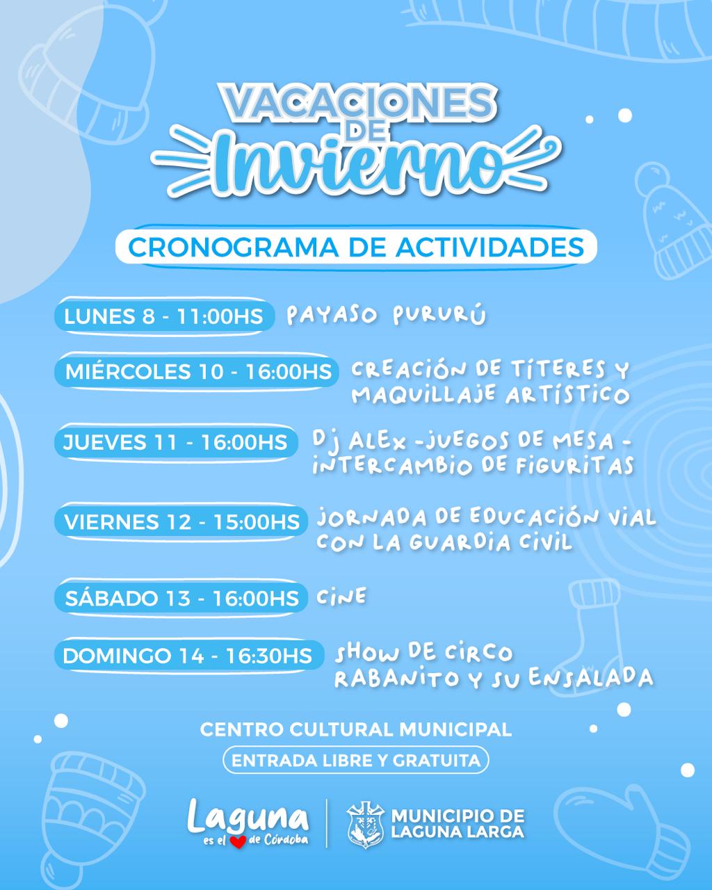 ¡Todo listo para unas vacaciones de invierno&nbsp;divertidisimas!