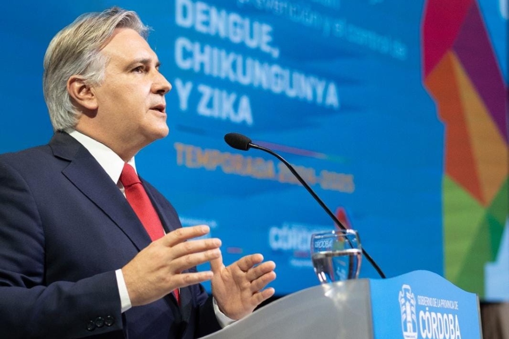 Llaryora anunció la compra de 150 mil vacunas contra el&nbsp;dengue
