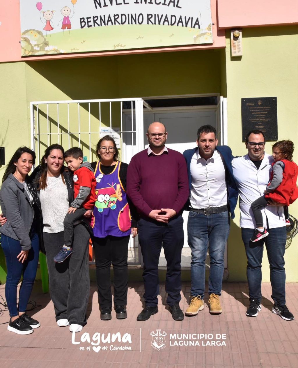Inauguración de obra en jardín de infantes Bernardino Rivadavia